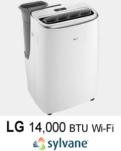 lg 14,000 btu dual inverter wi-fi enabled portable air conditioner